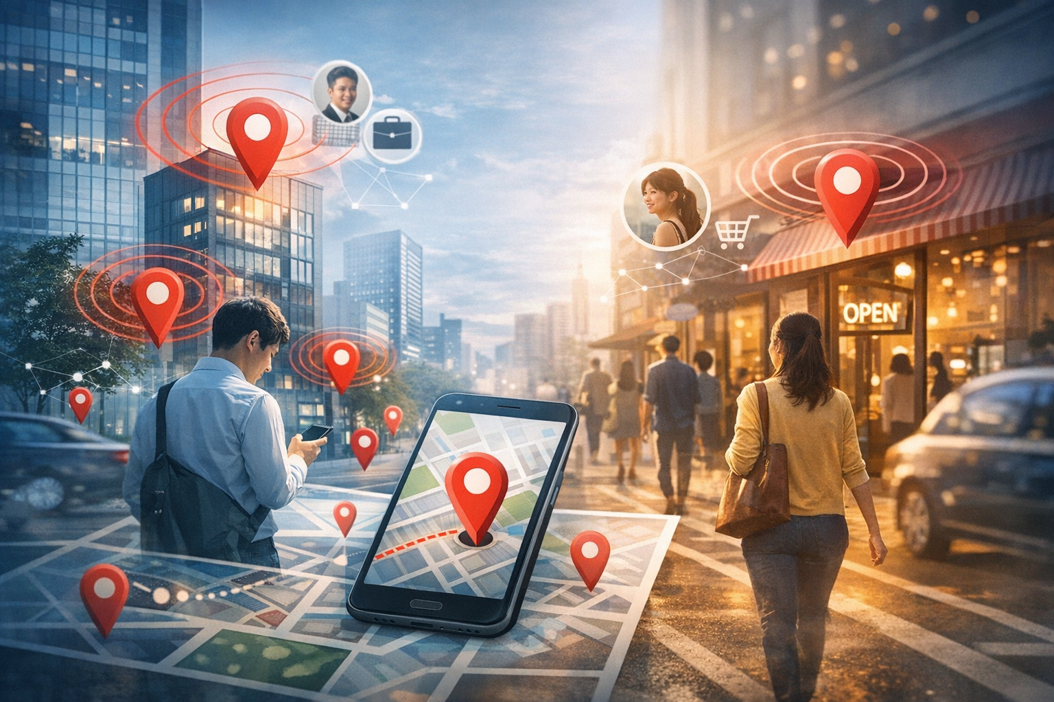 リアルな位置情報が“人”を動かす──採用と来店を加速するジオターゲティング広告   なぜ「場所」が意思決定を左右するのか